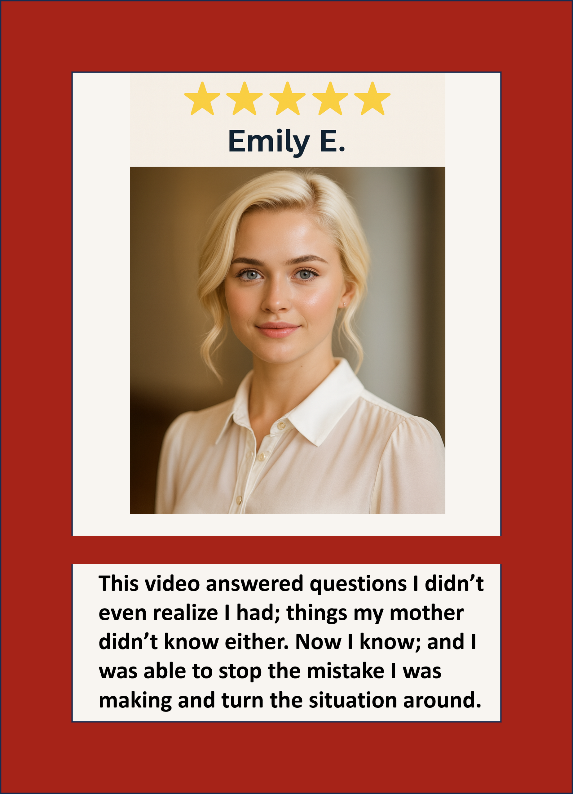 Emily Testimony