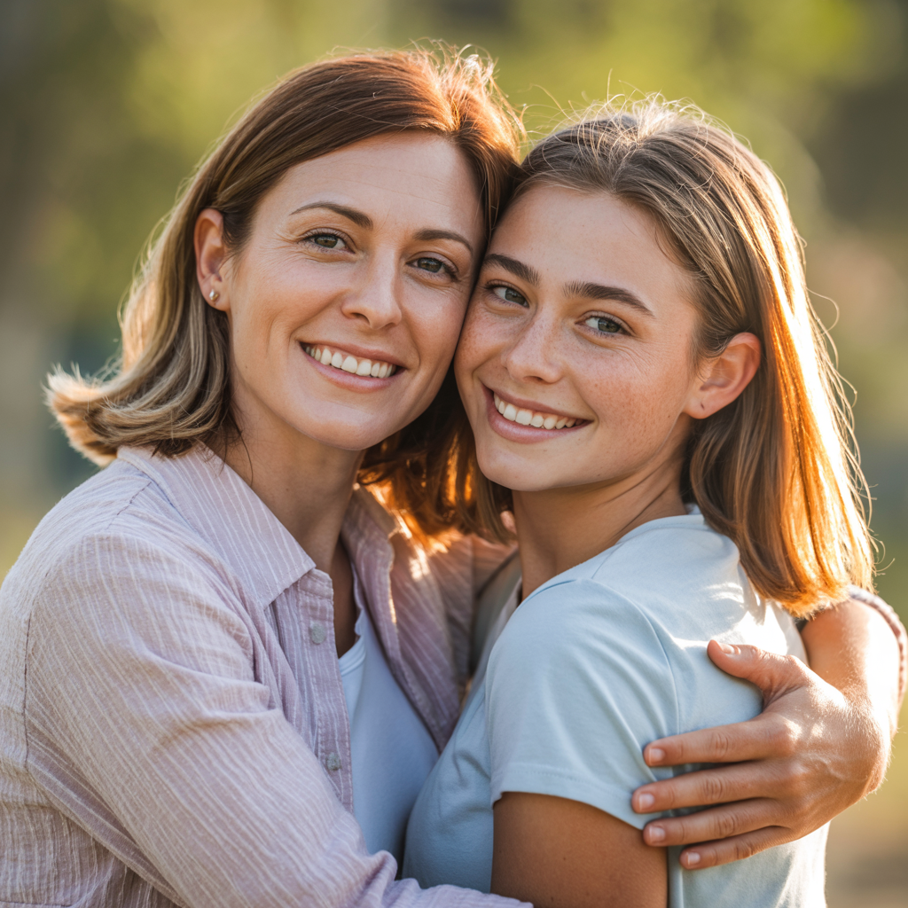 Mother and Teen Daughter