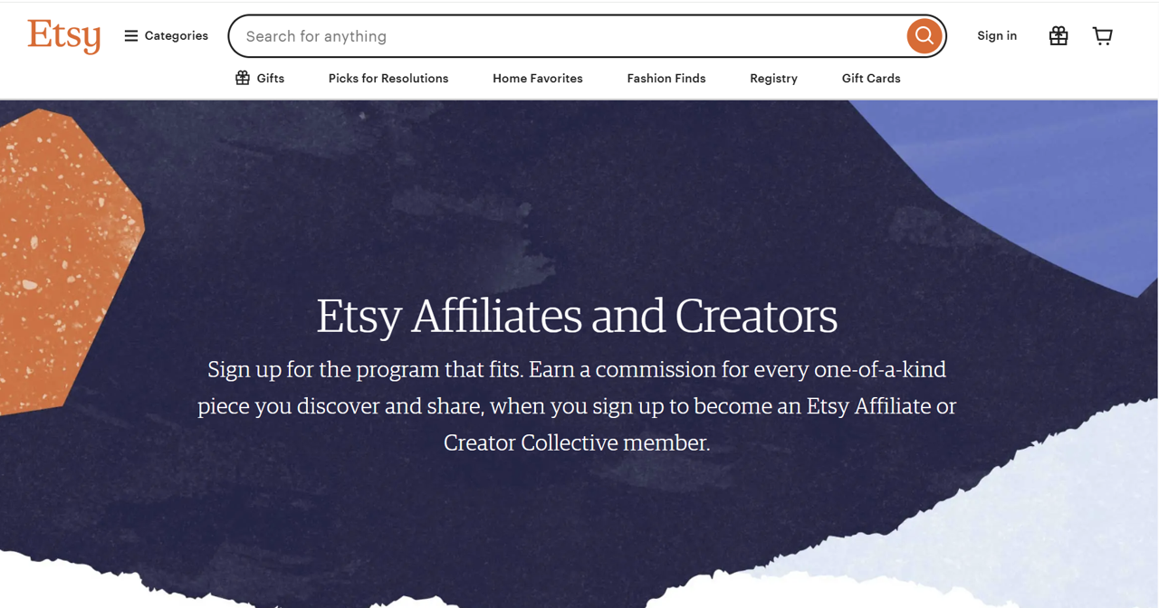 Etsy Affiliates Etsy Affiliates