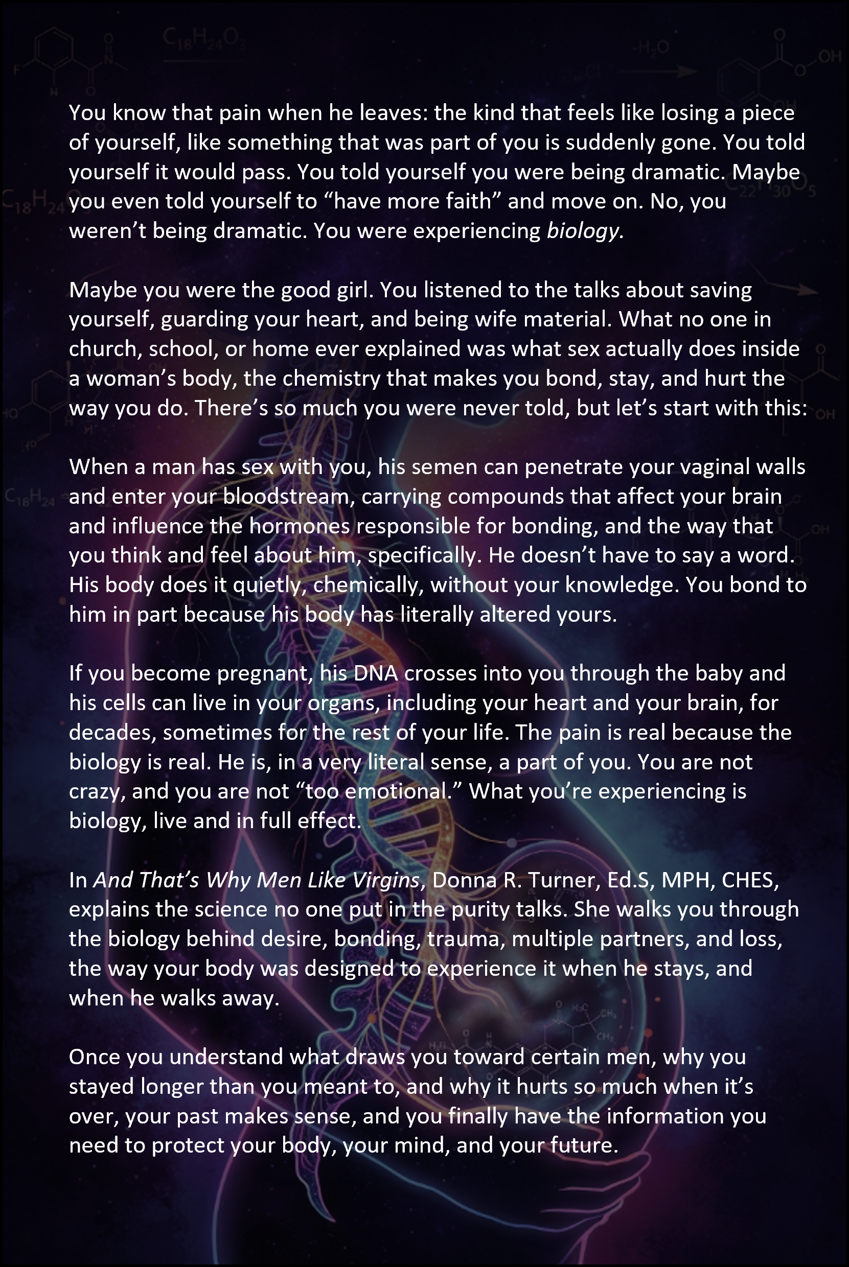 And That's Why Men Like Virgins Book Back Cover